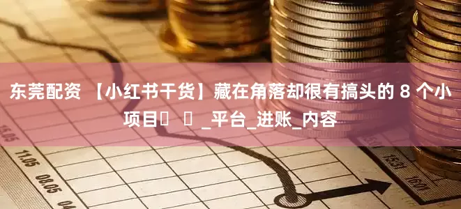 东莞配资 【小红书干货】藏在角落却很有搞头的 8 个小项目​ ​_平台_进账_内容