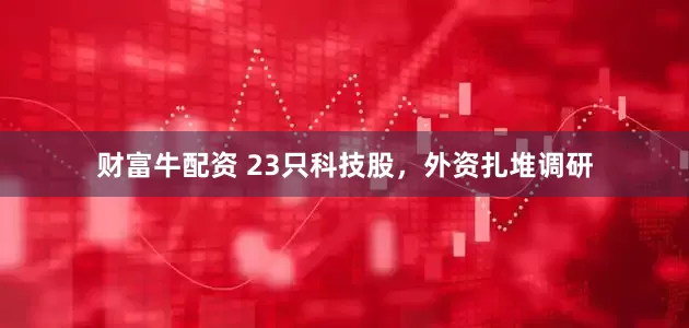 财富牛配资 23只科技股,外资扎堆调研
